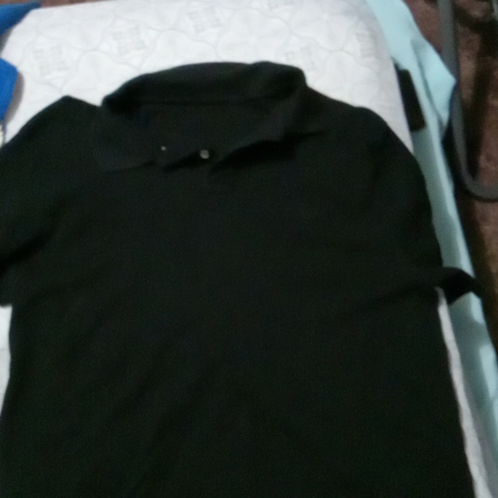 Black Champs dress shirt /large